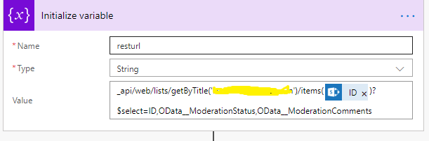 Getting List Item Approval Status And Comments In FLOW